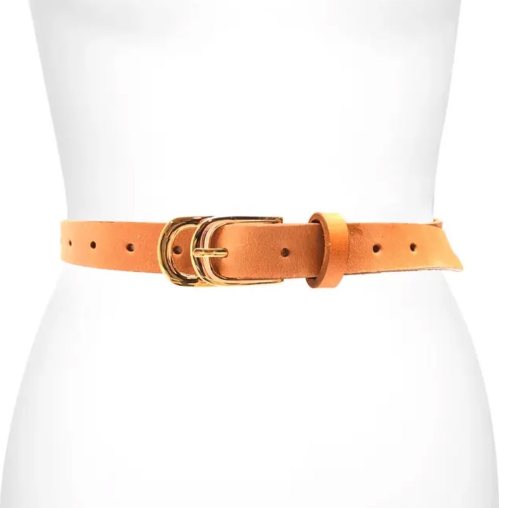 ADA Collection Infinity Skinny Leather Belt.